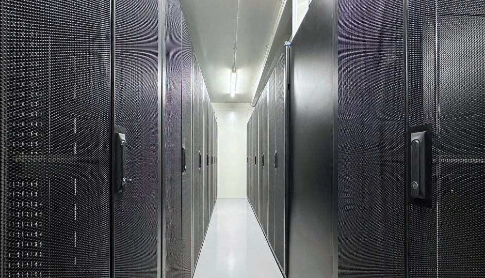 Row of cabinets installed by Infiniti IT