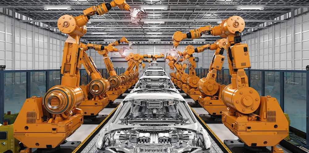 Nissan Japan, AI Robots on Manufacturing Assembly Line