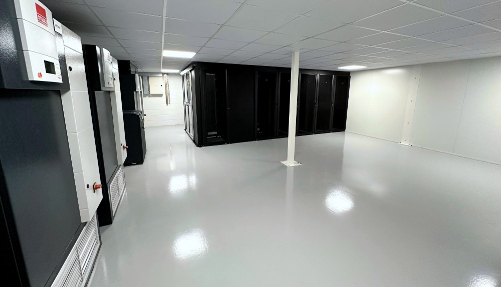 Data centre space designed by Infiniti IT