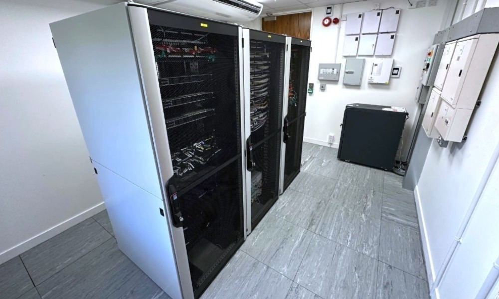 Row of cabinets installed for B3 Living by Infiniti IT