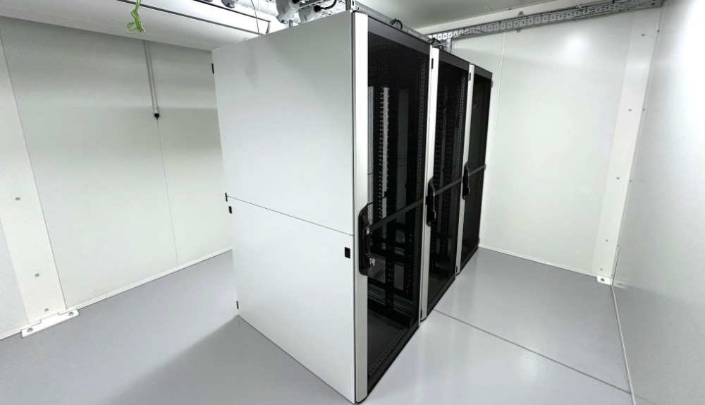 Cabinet row installed by Infiniti IT